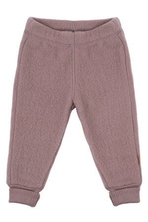 Mikk-Line Wool Pants ullbukse til baby - Twilight Mauve for barn - Brobrobrille