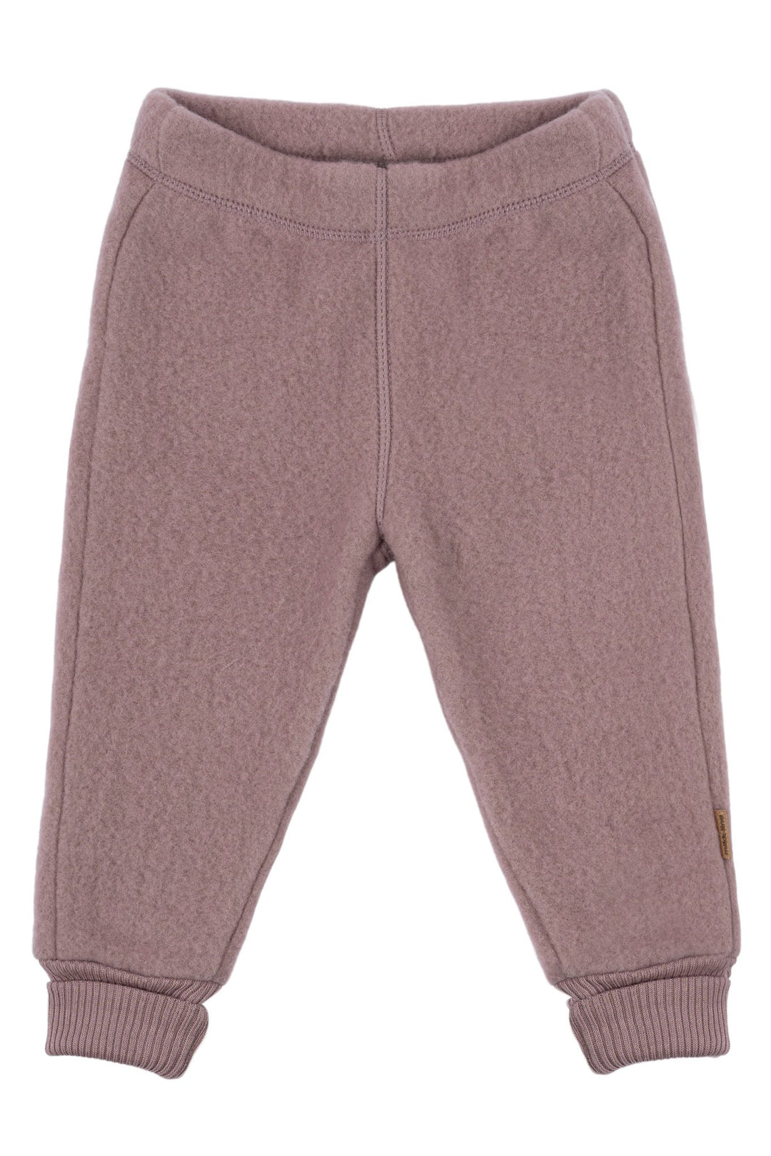 Mikk-Line Wool Pants ullbukse til baby - Twilight Mauve for barn - Brobrobrille