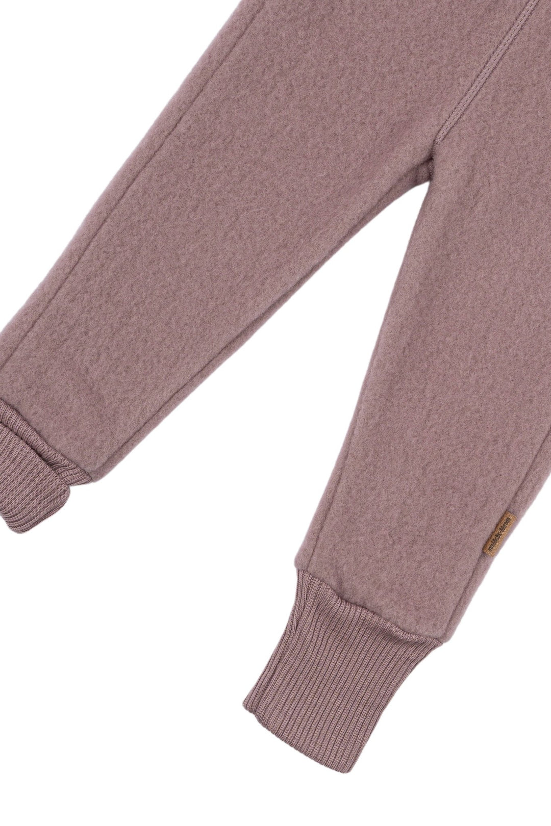 Mikk-Line Wool Pants ullbukse til baby - Twilight Mauve for barn - Brobrobrille