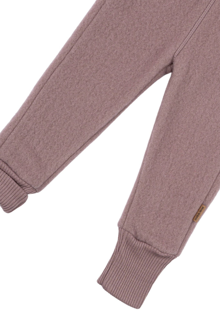 Mikk-Line Wool Pants ullbukse til baby - Twilight Mauve for barn - Brobrobrille