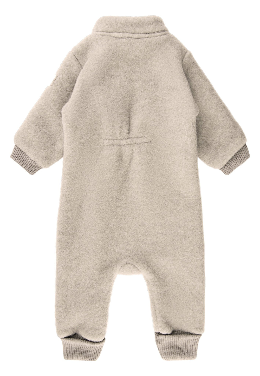 Mikk-Line Wool Suit w Rib ulldress for baby - Melange Offwhite for barn - Brobrobrille