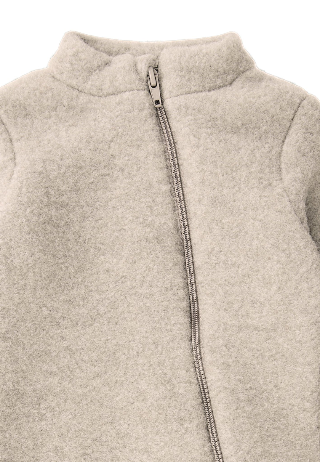 Mikk-Line Wool Suit w Rib ulldress for baby - Melange Offwhite for barn - Brobrobrille