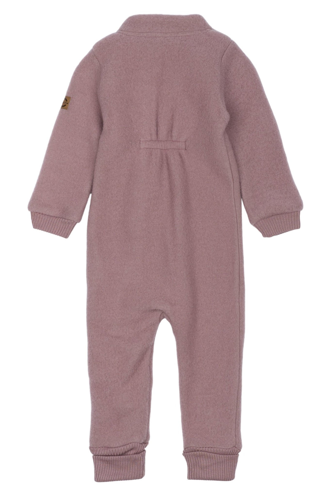 Mikk-Line Wool Suit w Rib ulldress for baby - Twilight Mauve for barn - Brobrobrille