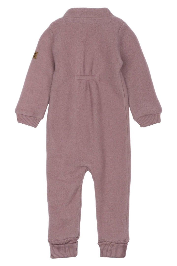 Mikk-Line Wool Suit w Rib ulldress for baby - Twilight Mauve for barn - Brobrobrille