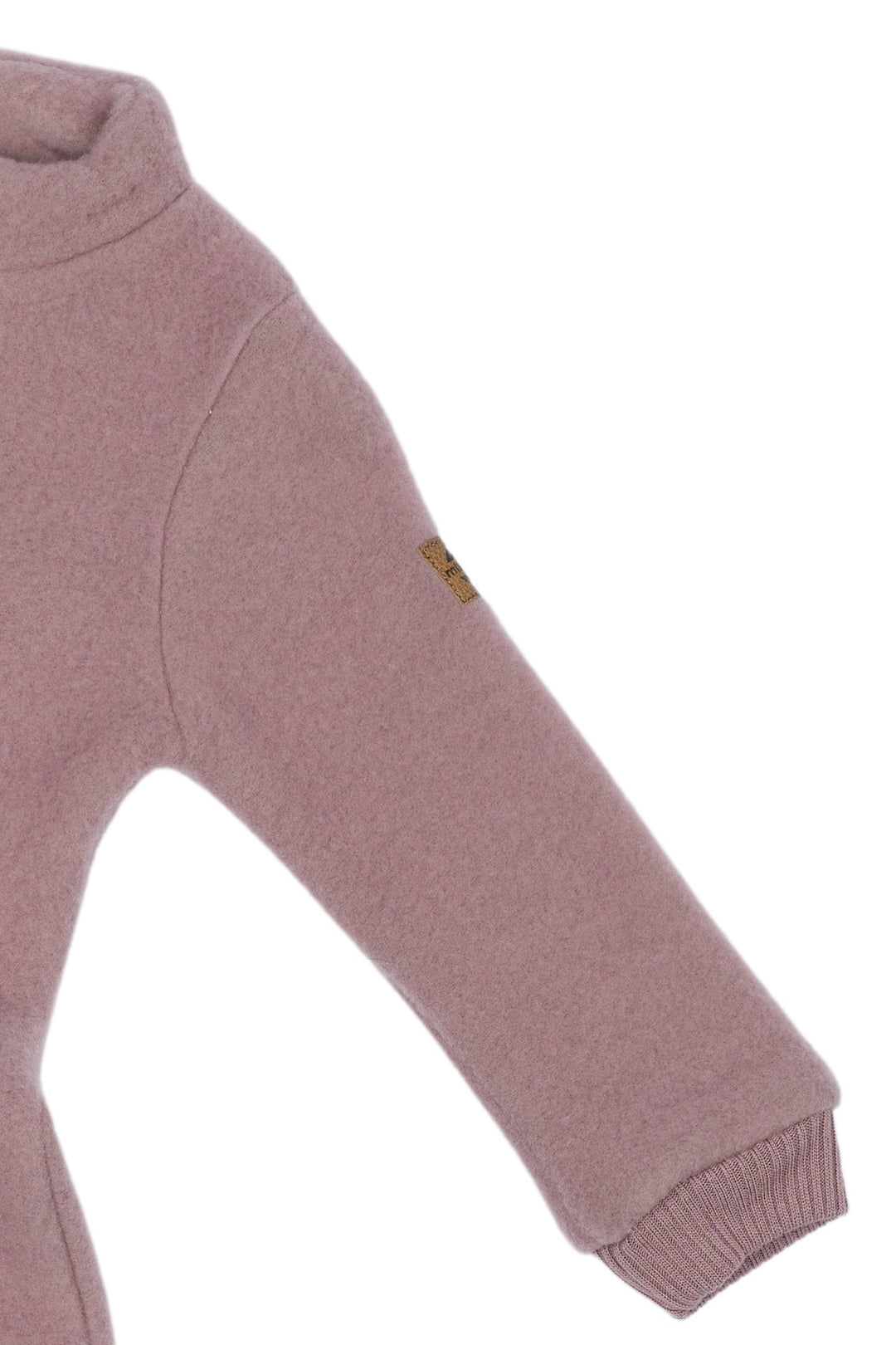 Mikk-Line Wool Suit w Rib ulldress for baby - Twilight Mauve for barn - Brobrobrille
