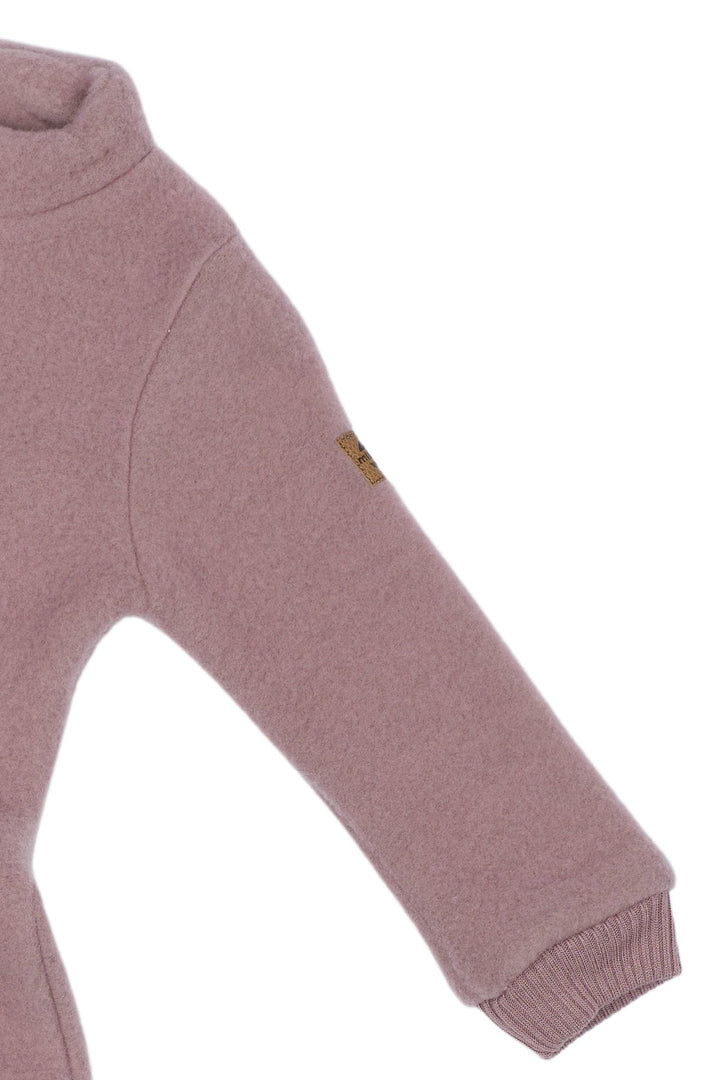 Mikk-Line Wool Suit w Rib ulldress for baby - Twilight Mauve for barn - Brobrobrille