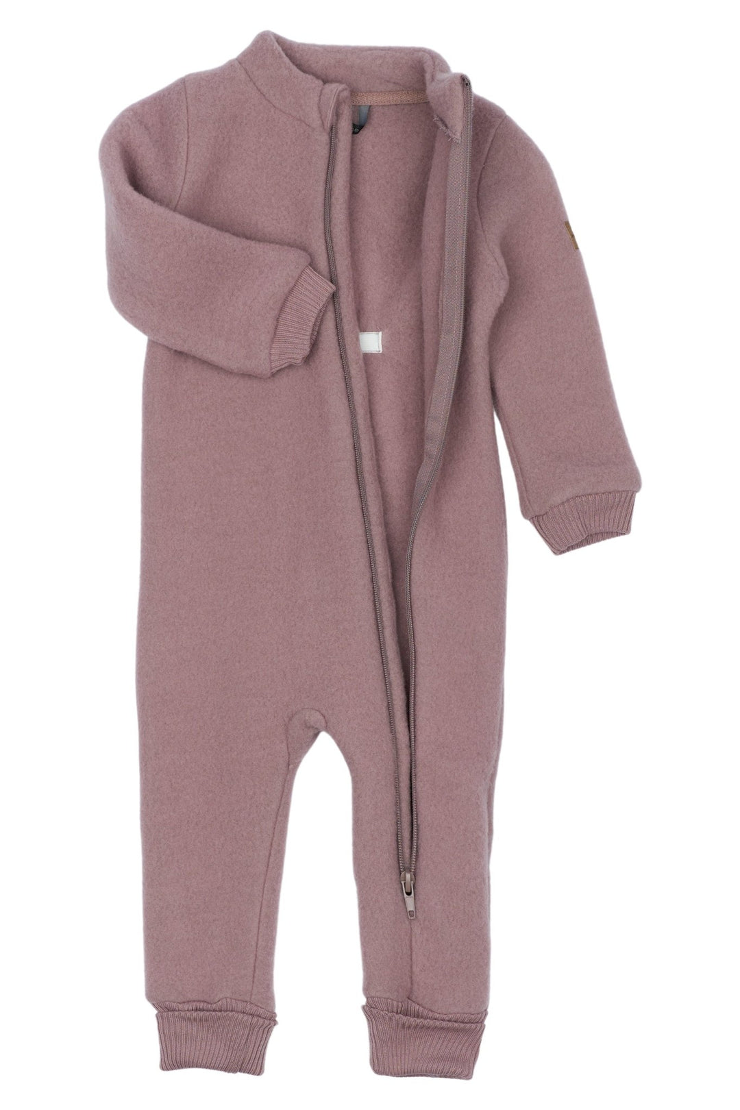 Mikk-Line Wool Suit w Rib ulldress for baby - Twilight Mauve for barn - Brobrobrille