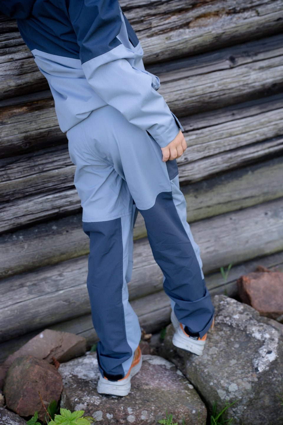 MoveOn Storen Turbukse - Mid Blue / Stone / Mango for barn - Brobrobrille