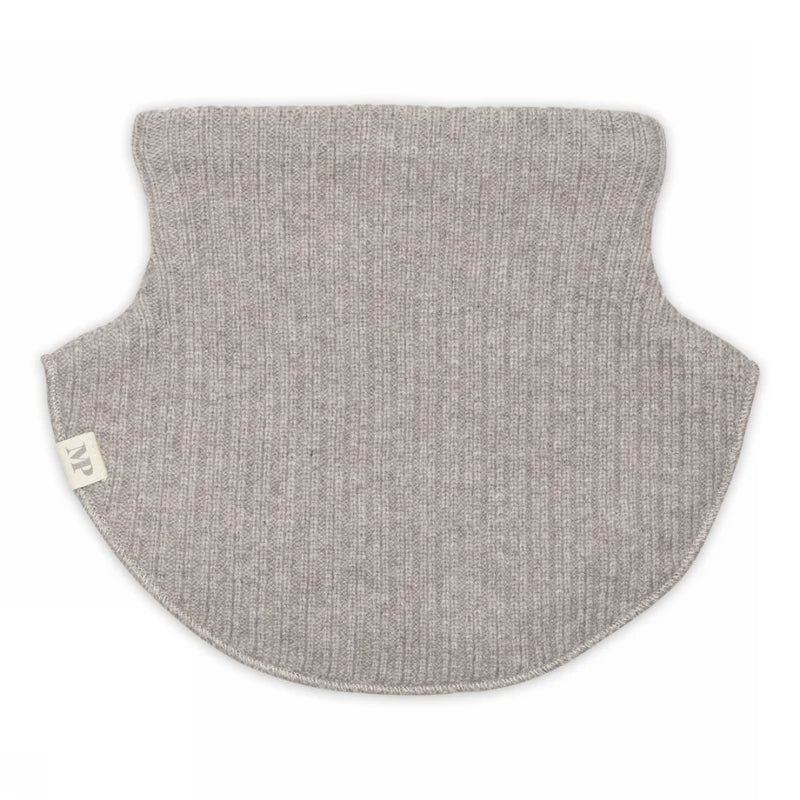 MP Uppsala hals i ribbestrikk – Light Brown Melange for barn - Brobrobrille