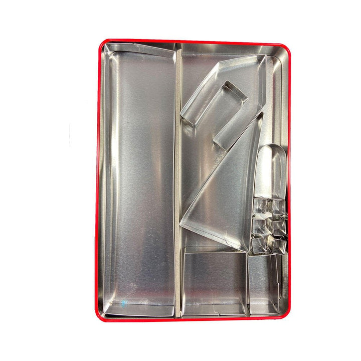 Mummi Pepperkakeformer – Bygg ditt eget Mummihus (7 former i tinnboks) for barn - Brobrobrille