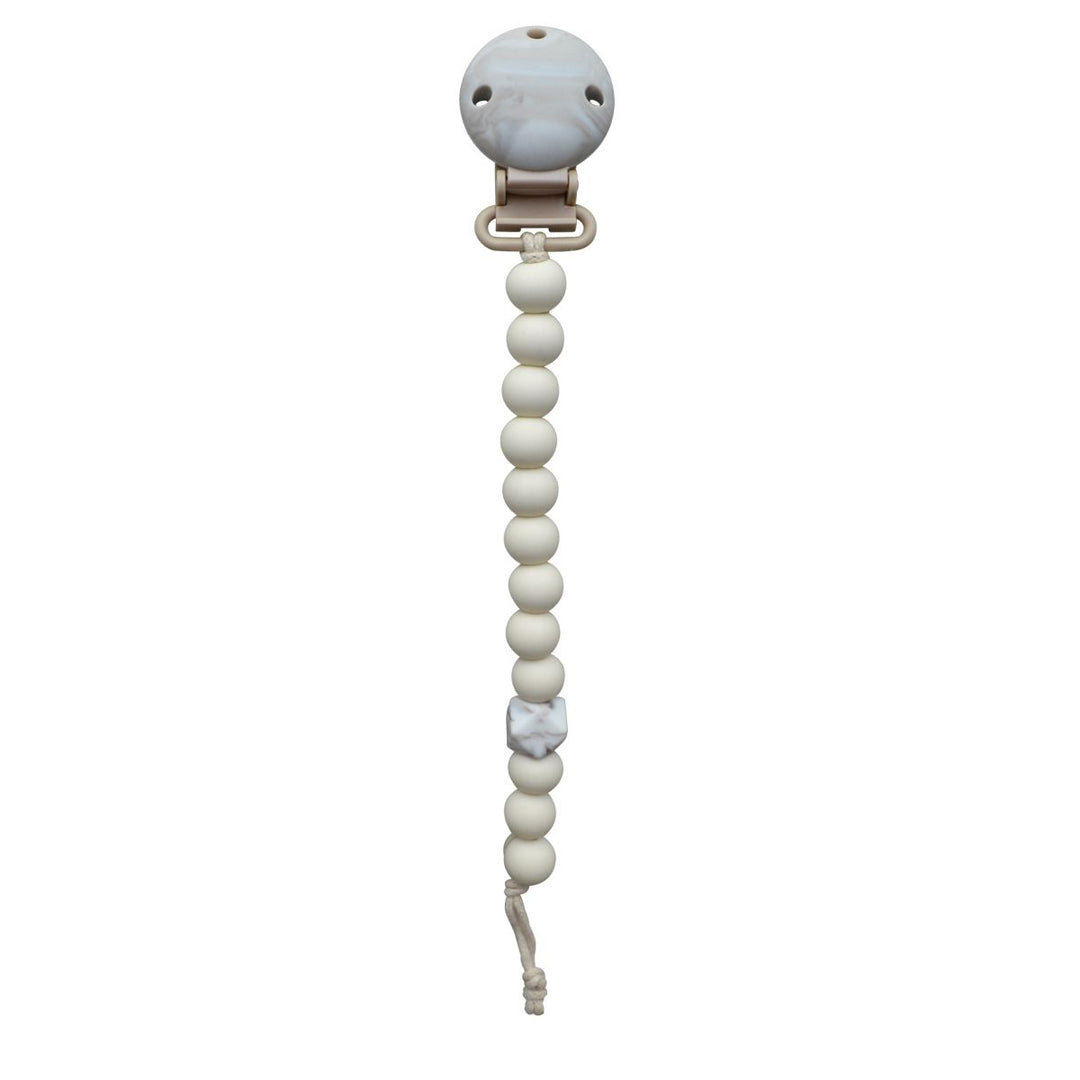 My Teddy My Baby Rocks Smokkeholder Diamant - Krem for barn - Brobrobrille