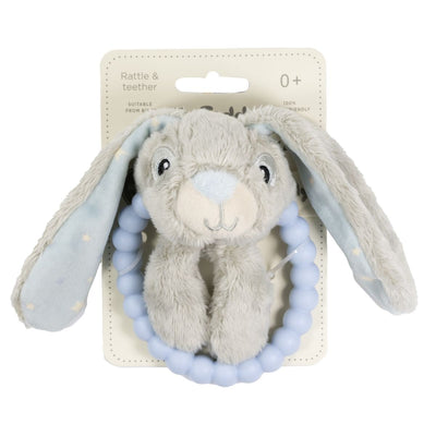 My Teddy My New Born Star Bunny Rangle og Bitering - Blå for barn - Brobrobrille