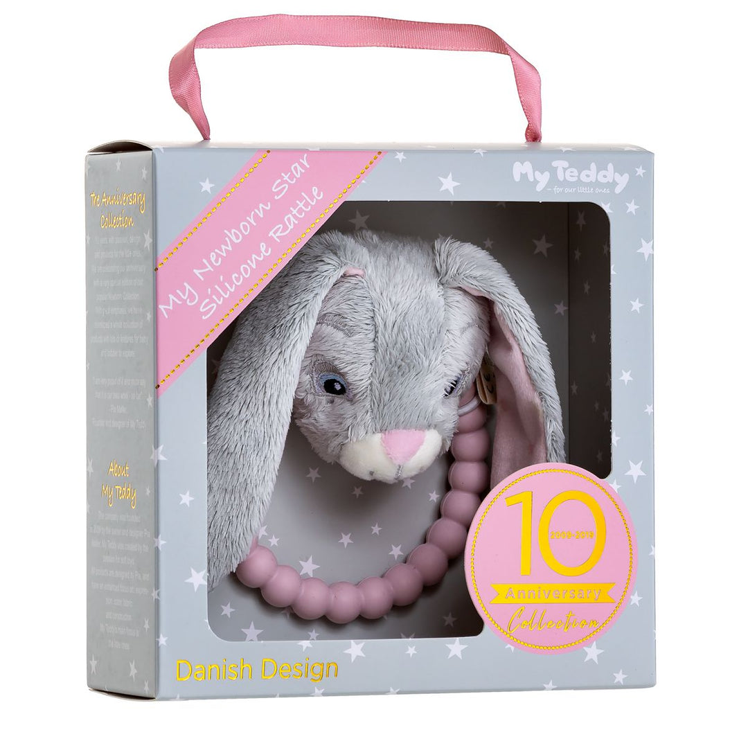 My Teddy My New Born Star Bunny Rangle og Bitering - Blå for barn - Brobrobrille
