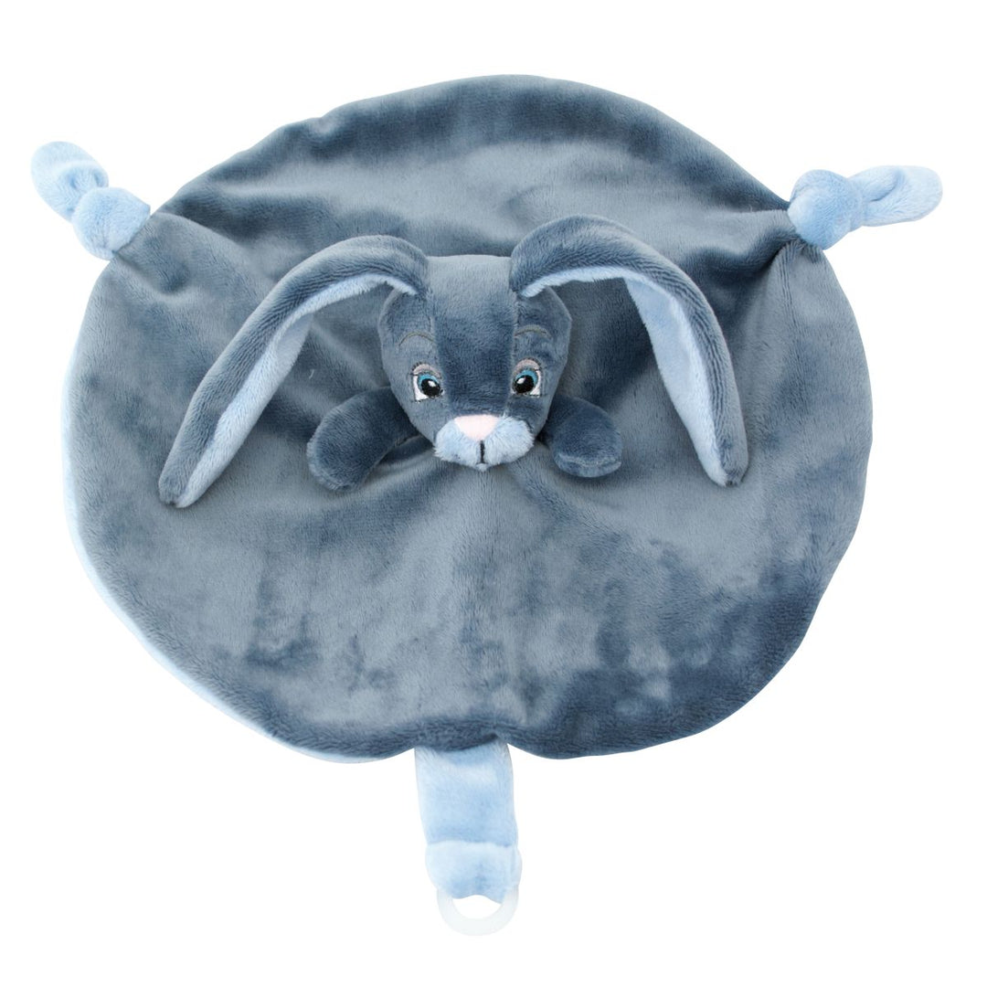 My Teddy My Newborn Bunny Koseklut 28 cm - Blå for barn - Brobrobrille