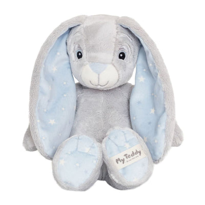 My Teddy My Newborn Star Bunny Kosekanin 28 cm - Blå for barn - Brobrobrille