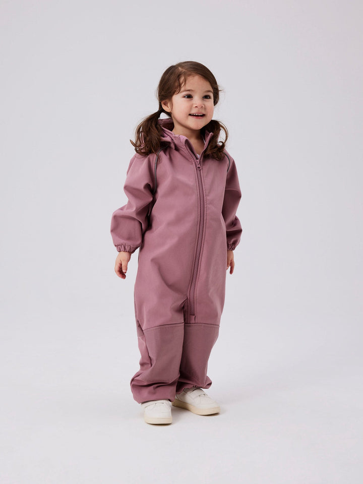 Name It ALFA Softshelldress - Wistful Mauve for barn - Brobrobrille