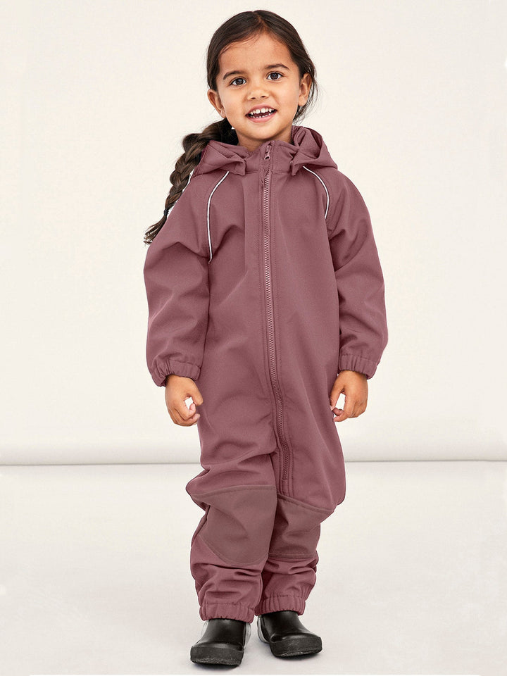 Name It ALFA Softshelldress - Wistful Mauve for barn - Brobrobrille