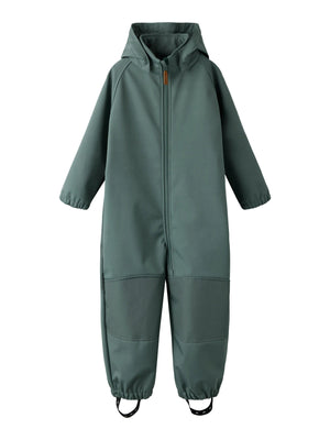 Name It Alfa08 Softshelldress Magic - Balsam Green for barn - Brobrobrille