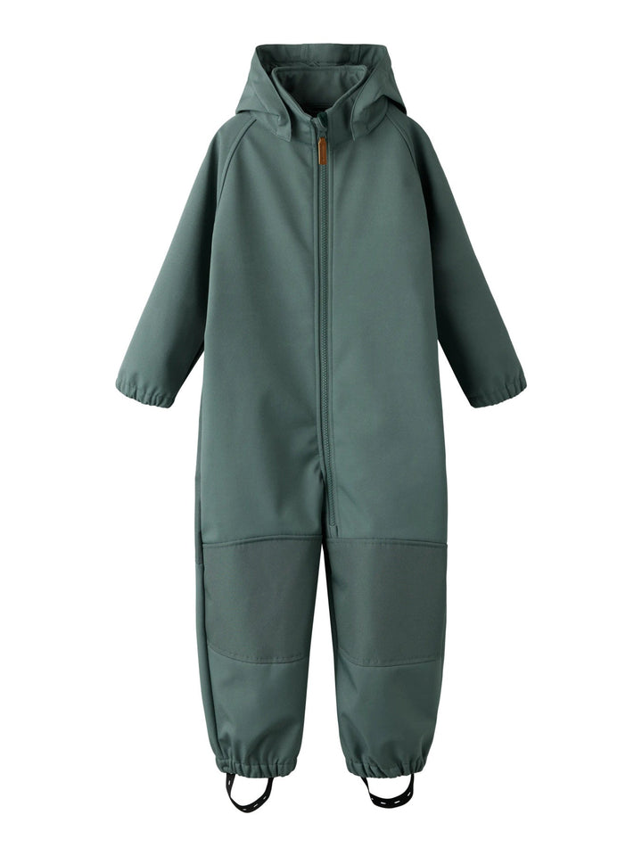 Name It Alfa08 Softshelldress Magic - Balsam Green for barn - Brobrobrille