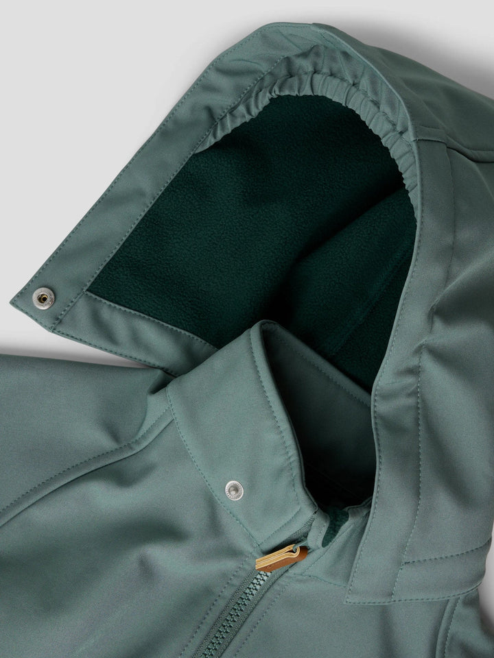 Name It Alfa08 Softshelldress Magic - Balsam Green for barn - Brobrobrille
