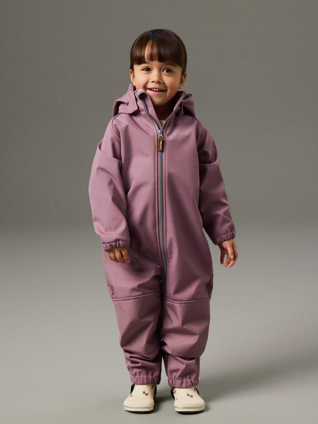 Name It Alfa08 Softshelldress Magic - Grape Shake for barn - Brobrobrille