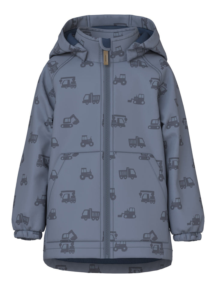 Name It Alfa08 Softshelljakke Magic - Flint Stone for barn - Brobrobrille