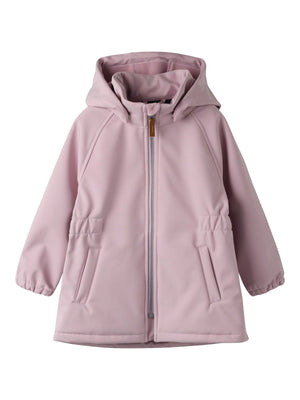 Name It Alfa08 Softshelljakke Magic - Keepsake Lilac for barn - Brobrobrille