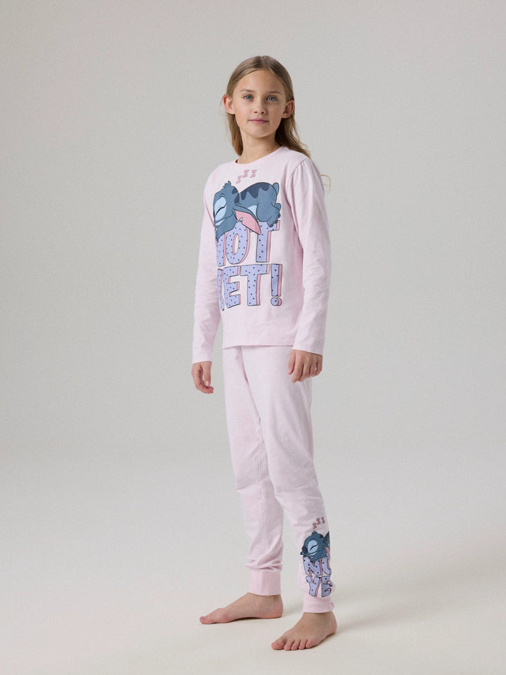 Name It Anda Stitch Pyjamas - Cradle Pink for barn - Brobrobrille