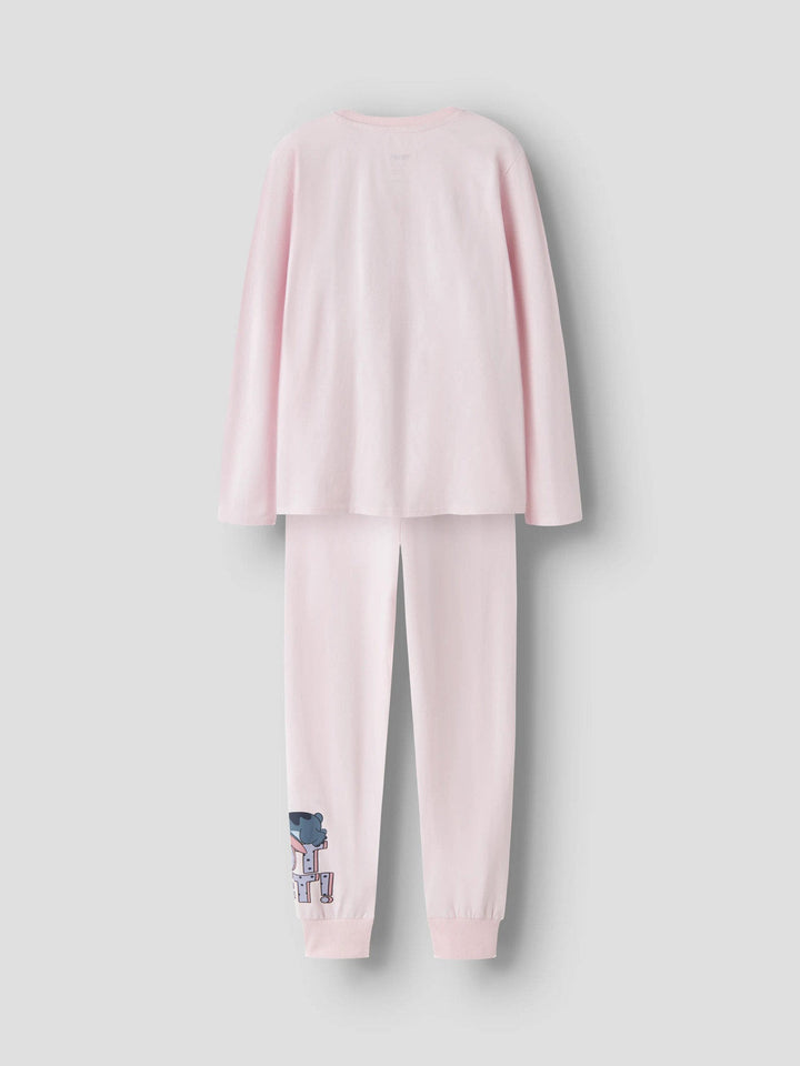 Name It Anda Stitch Pyjamas - Cradle Pink for barn - Brobrobrille