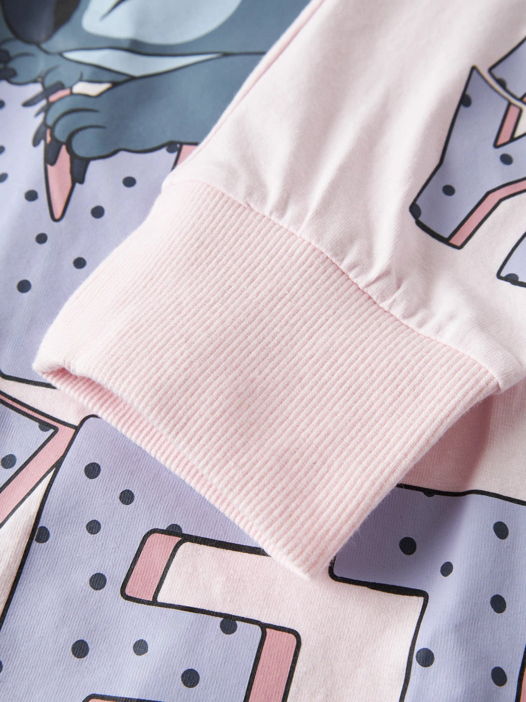 Name It Anda Stitch Pyjamas - Cradle Pink for barn - Brobrobrille