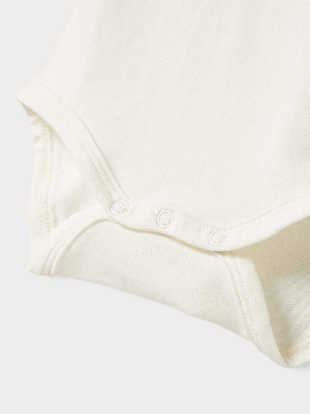 Name It Bacto body med brodert brillemotiv – Cloud Dancer for barn - Brobrobrille