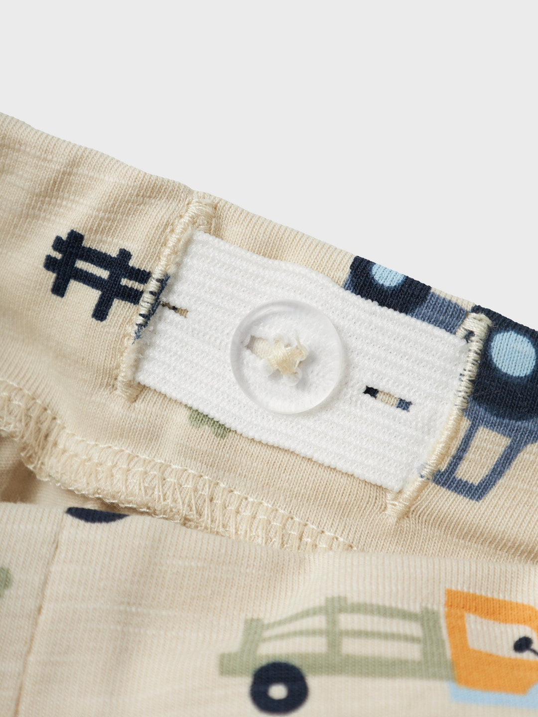 Name It Bassen bukse med helprint i bomull – Summer Sand for barn - Brobrobrille