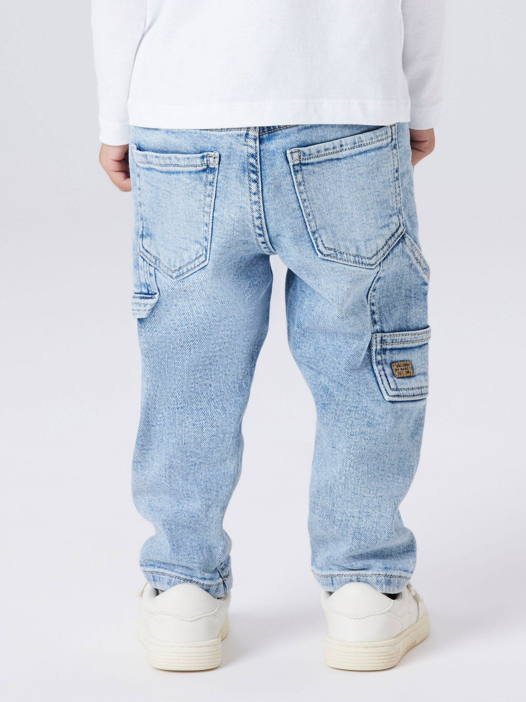 Name It Ben Tapered Jeans - Light Blue Denim for barn - Brobrobrille