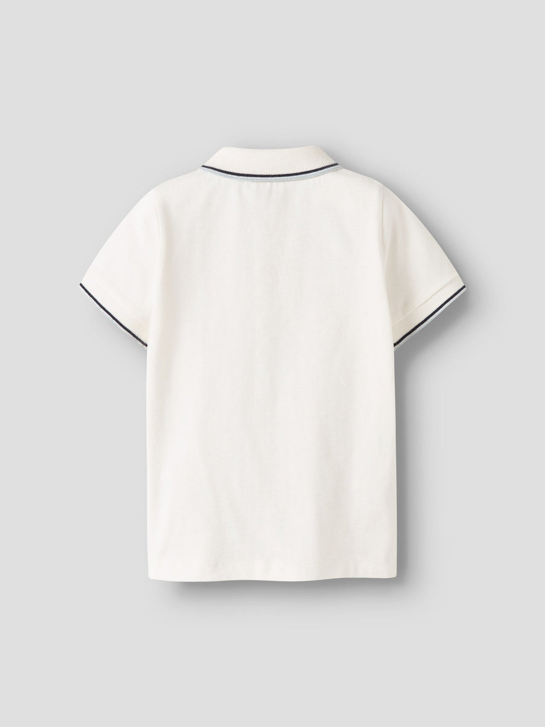 Name It Dakan pikéskjorte med kontrastdetaljer – Cloud Dancer for barn - Brobrobrille