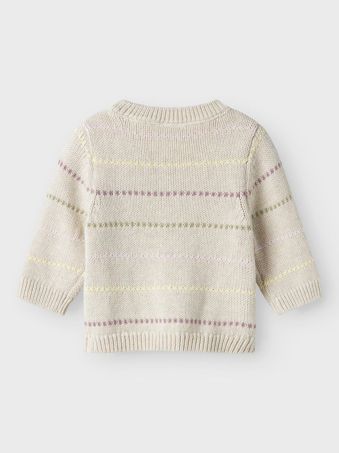 Name It Damille strikket cardigan til baby jente – Peyote Melange for barn - Brobrobrille