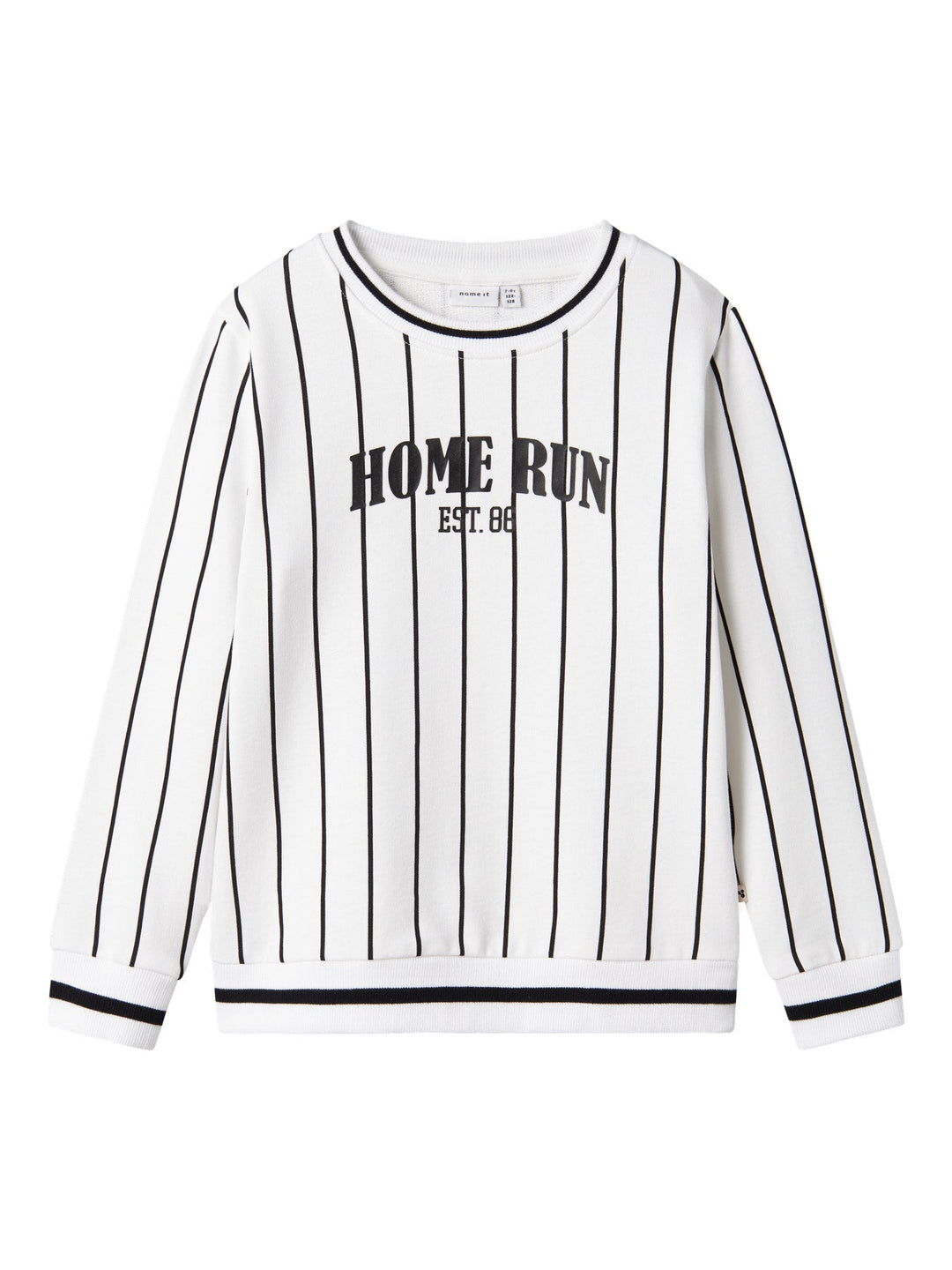 Name It Deltem sweatshirt i økologisk bomull – Bright White for barn - Brobrobrille