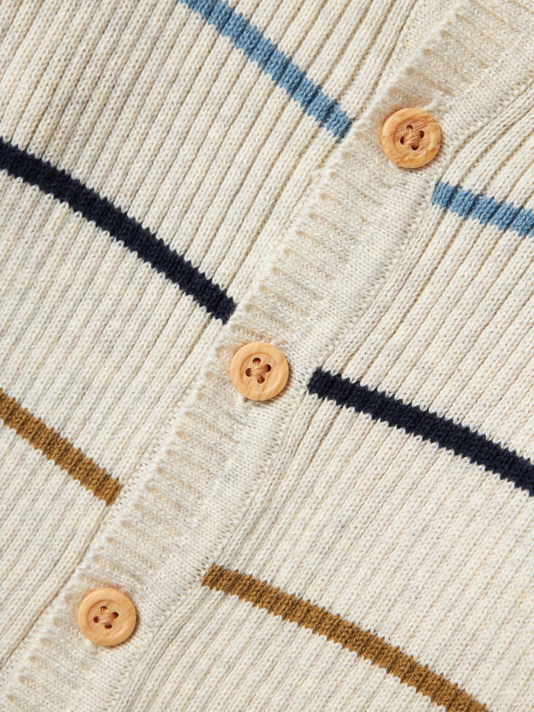 Name It Demikkel strikket cardigan i økologisk bomull – Peyote Melange for barn - Brobrobrille