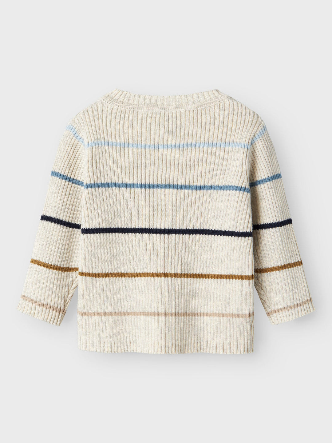 Name It Demikkel strikket cardigan i økologisk bomull – Peyote Melange for barn - Brobrobrille