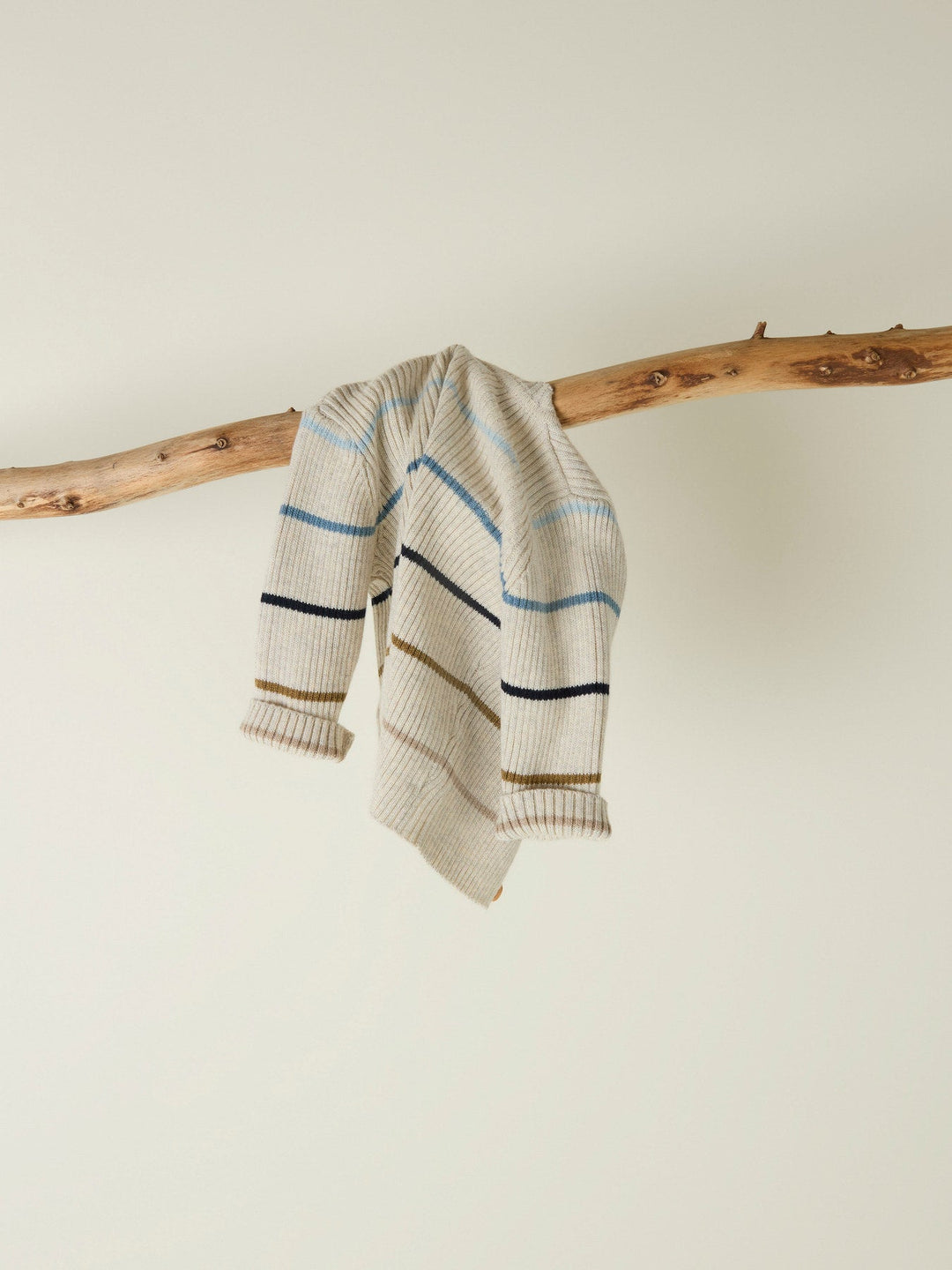 Name It Demikkel strikket cardigan i økologisk bomull – Peyote Melange for barn - Brobrobrille