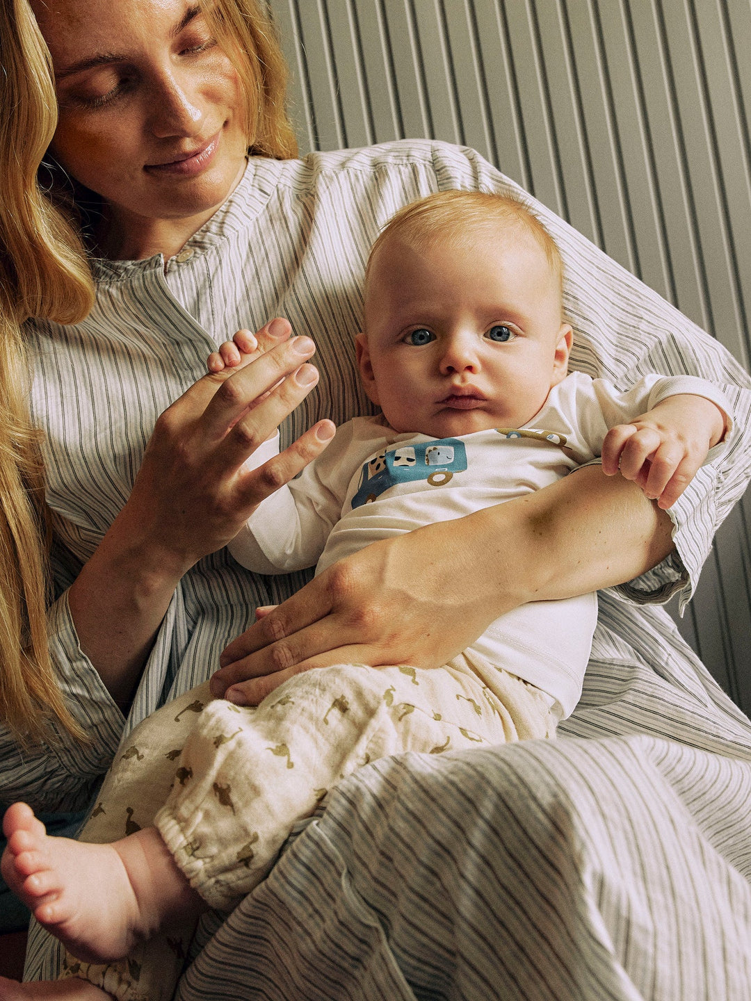 Name It Deove bukse i økologisk bomull – Peyote Elmwood for barn - Brobrobrille