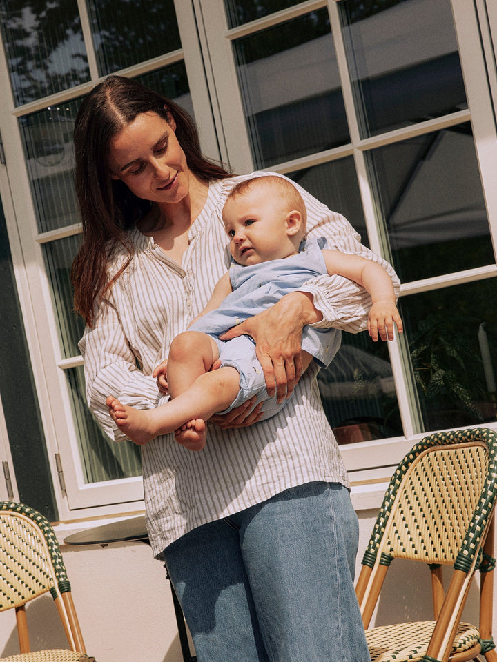 Name It Derilla shorts i økologisk bomull – Serenity Lemon for barn - Brobrobrille