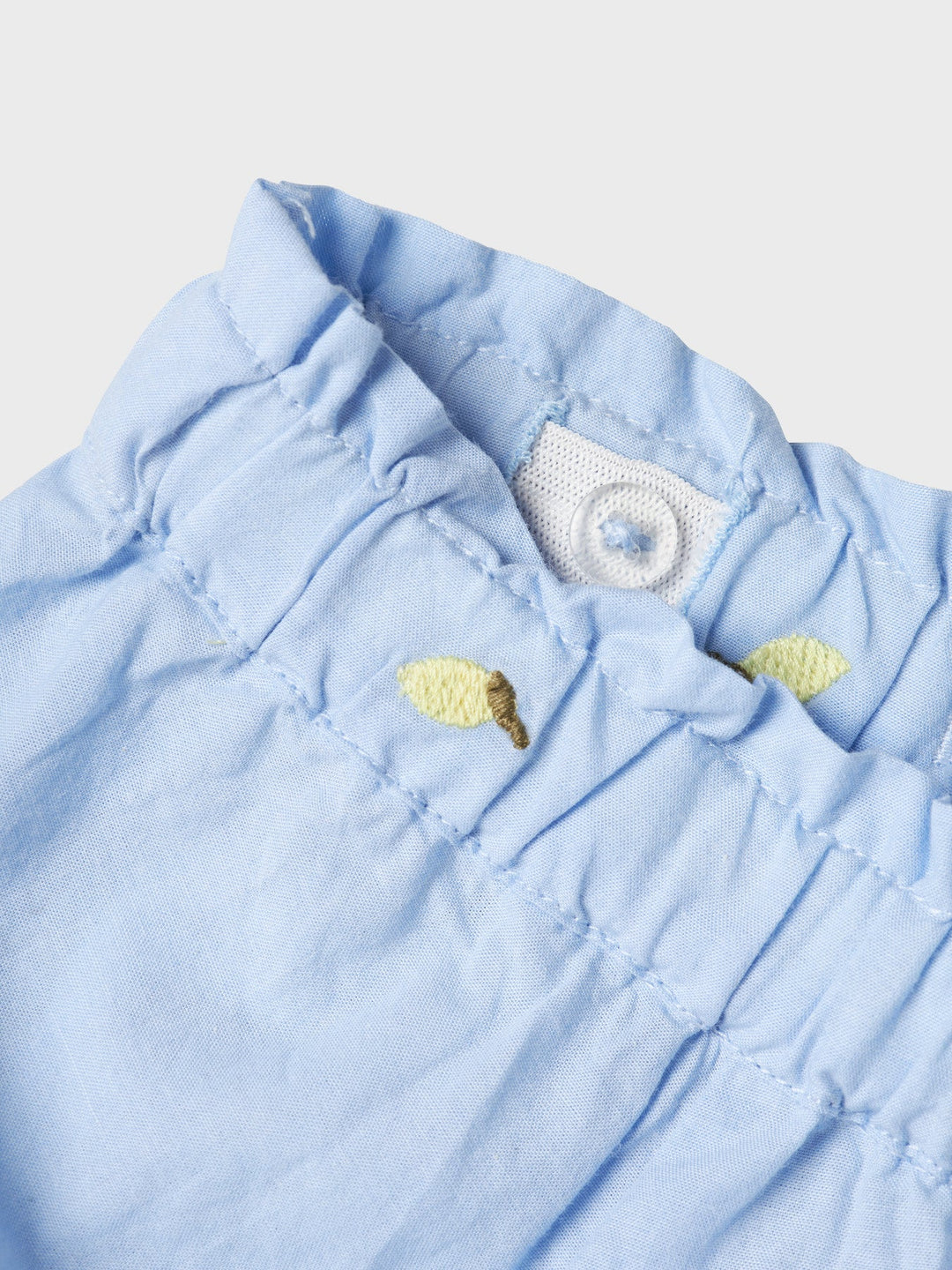 Name It Derilla shorts i økologisk bomull – Serenity Lemon for barn - Brobrobrille