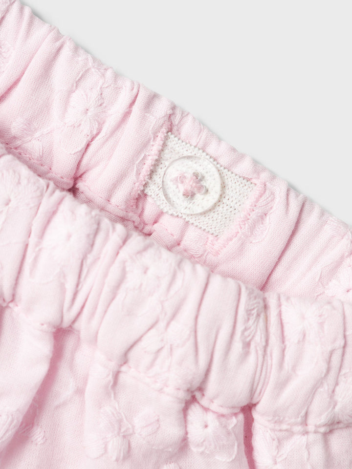 Name It Detine bomullsshorts i økologisk bomull – Light Lilac for barn - Brobrobrille