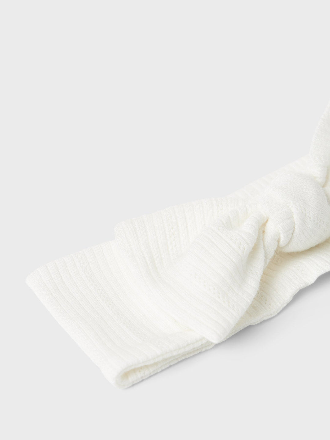 Name It Dia hårbånd i bomull til baby jente – Cloud Dancer for barn - Brobrobrille