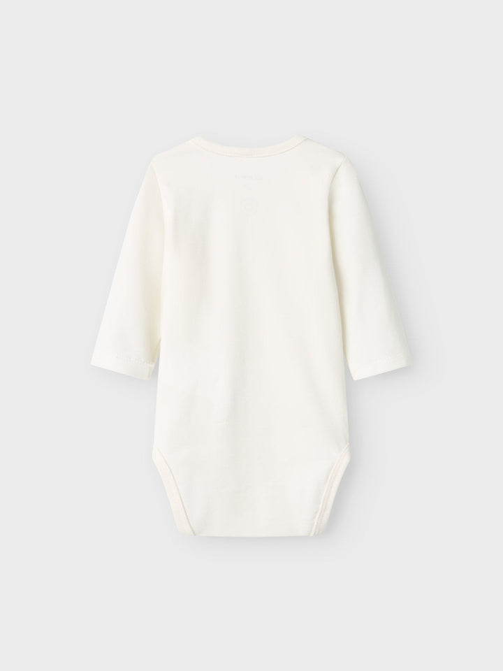 Name It DINE langermet body med trykk – Cloud Dancer for barn - Brobrobrille