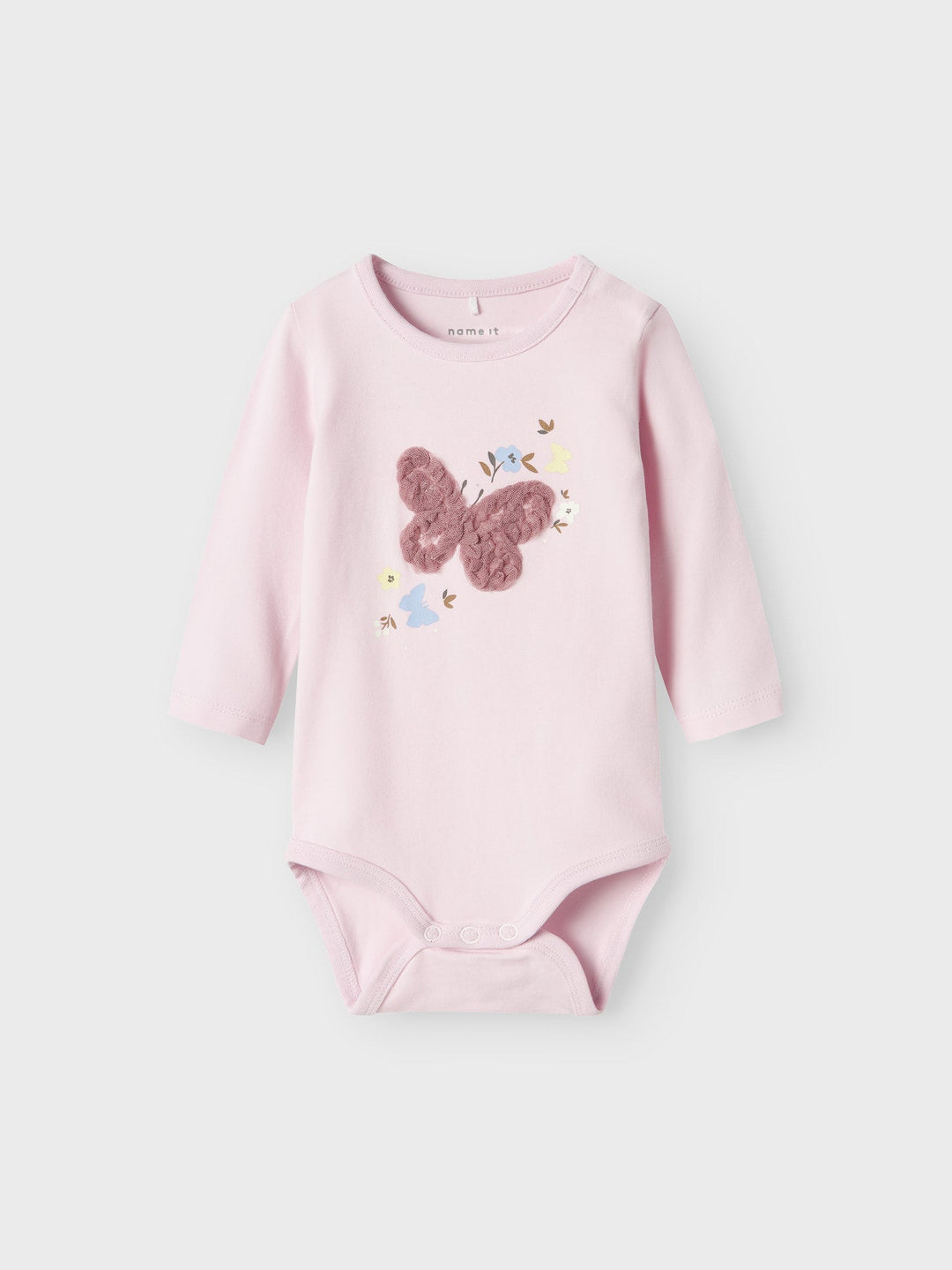 Name It DINE langermet body med trykk – Light Lilac for barn - Brobrobrille