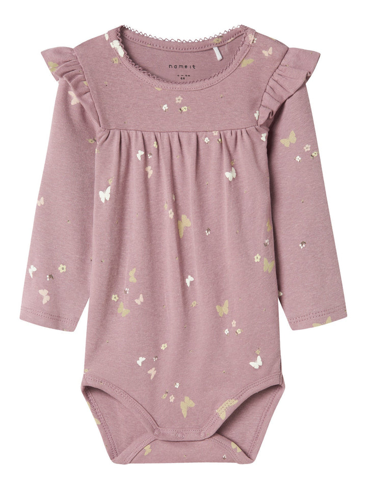 Name It Disse Langermet body – Elderberry for barn - Brobrobrille