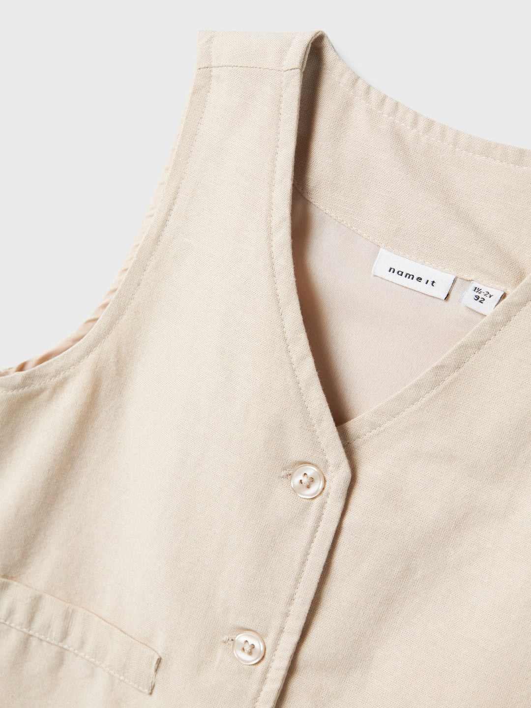 Name It Faher dressvest i linkvalitet – Peyote for barn - Brobrobrille