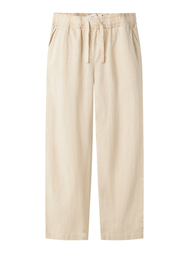 Name It Falinnen Bukse i linblanding – Peyote for barn - Brobrobrille