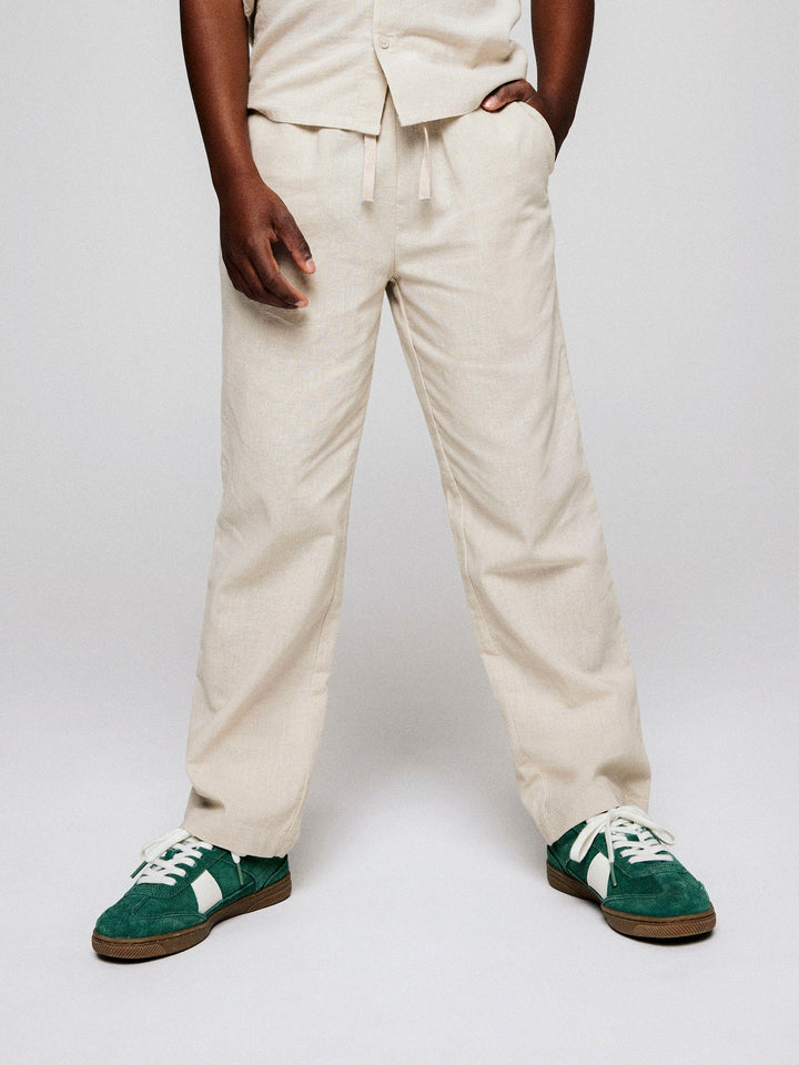 Name It Falinnen Bukse i linblanding – Peyote for barn - Brobrobrille